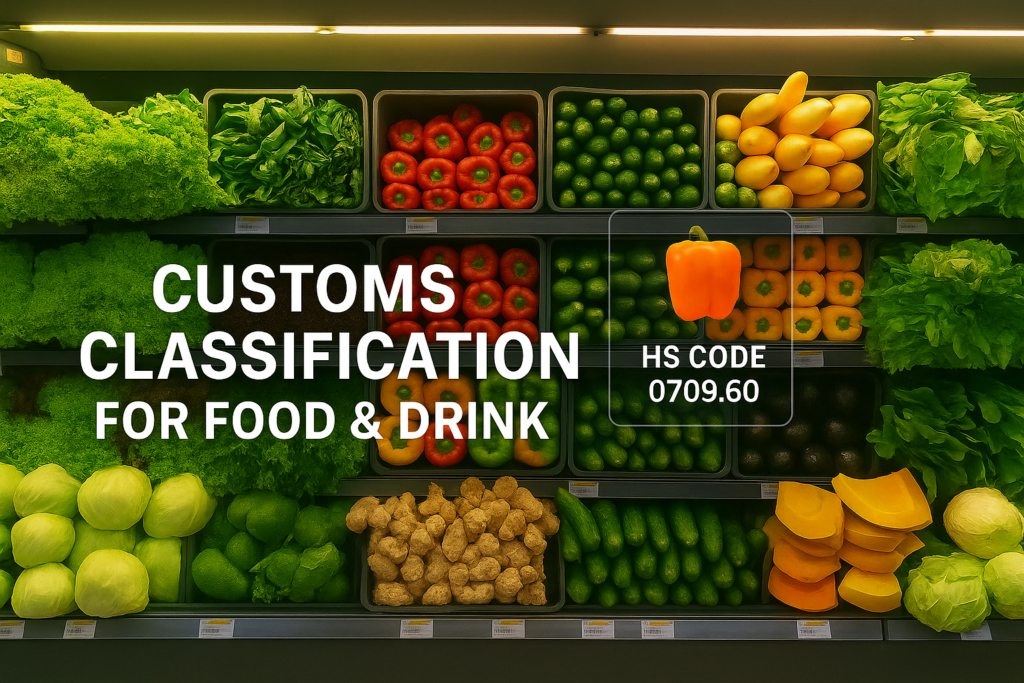 Food and drink classification